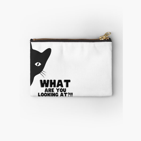 Item preview, What Are You Looking At? Cat Stare Typography T-Shirt designed and sold by Mahedi Hasan Fahim.