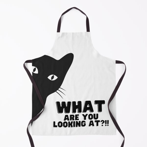 Item preview, What Are You Looking At? Cat Stare Typography T-Shirt designed and sold by Mahedi Hasan Fahim.