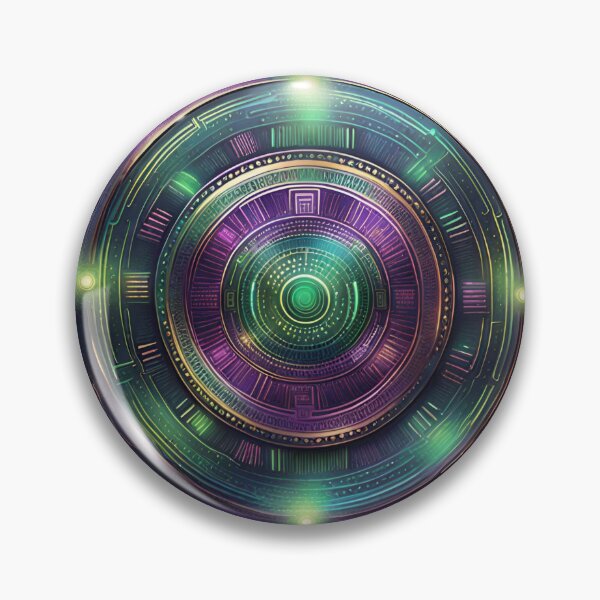 Artikelvorschau, Futuristisches Schaltkreis-Mandala-Design entworfen und verkauft von SpiritualManda.