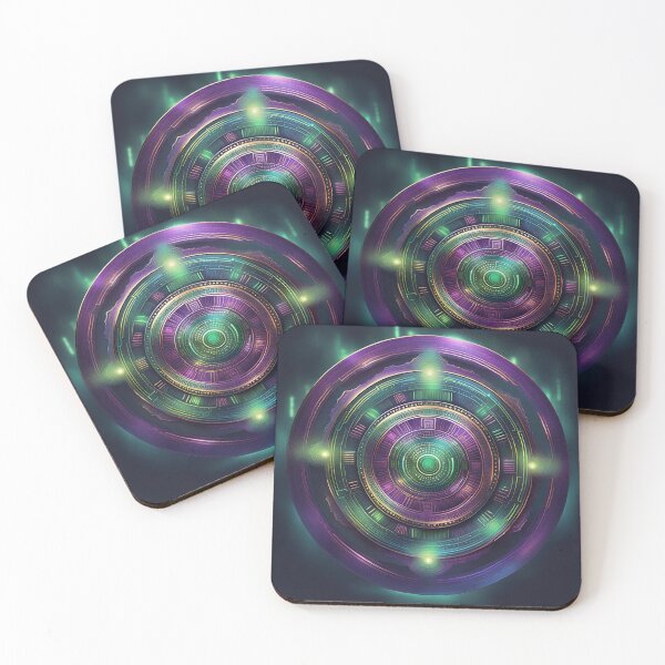 Item preview, Futuristic Circuit Mandala Design designed and sold by SpiritualManda.