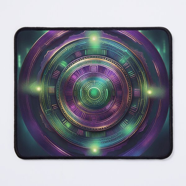 Item preview, Futuristic Circuit Mandala Design designed and sold by SpiritualManda.