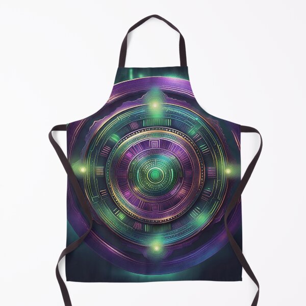 Item preview, Futuristic Circuit Mandala Design designed and sold by SpiritualManda.