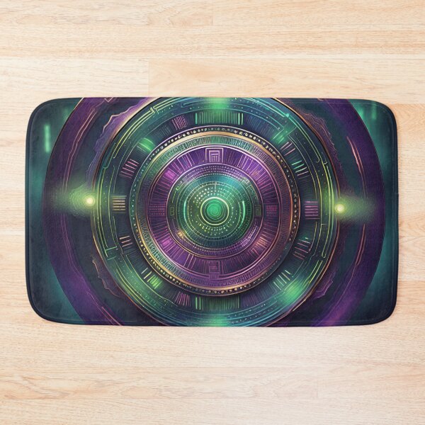 Item preview, Futuristic Circuit Mandala Design designed and sold by SpiritualManda.