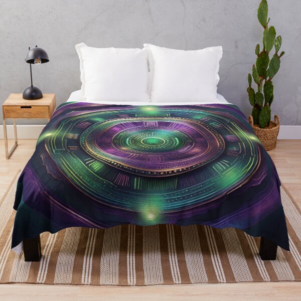 Item preview, Futuristic Circuit Mandala Design designed and sold by SpiritualManda.