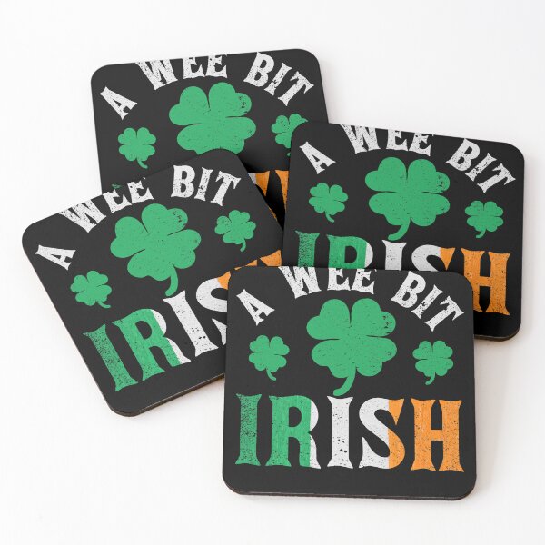 Item preview, A Wee Bit Irish Saint Patrick's Day Ireland Flag Shamrock designed and sold by BalladOfZeus.