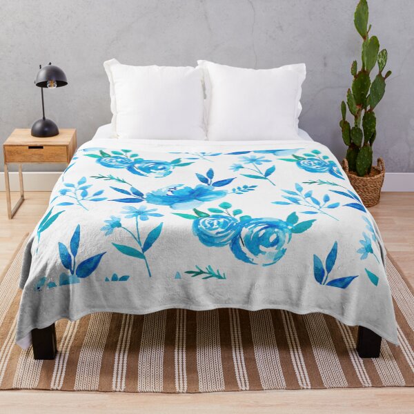 Item preview, Textil Bird blue rose designed and sold by Jemsruk.