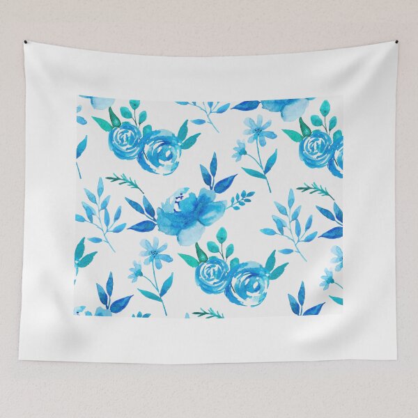 Artikelvorschau, Textil Bird blau rosa entworfen und verkauft von Jemsruk.