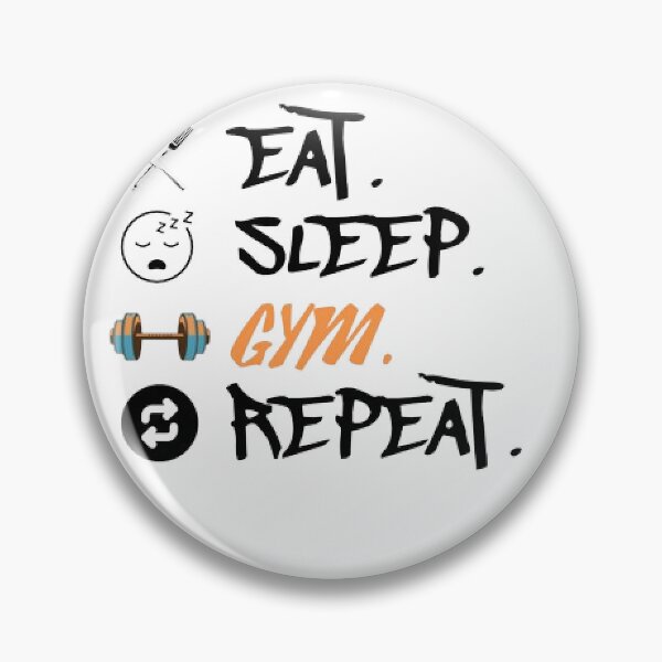 Item preview, Eat Sleep Gym Repeat designed and sold by KoumlisArt.