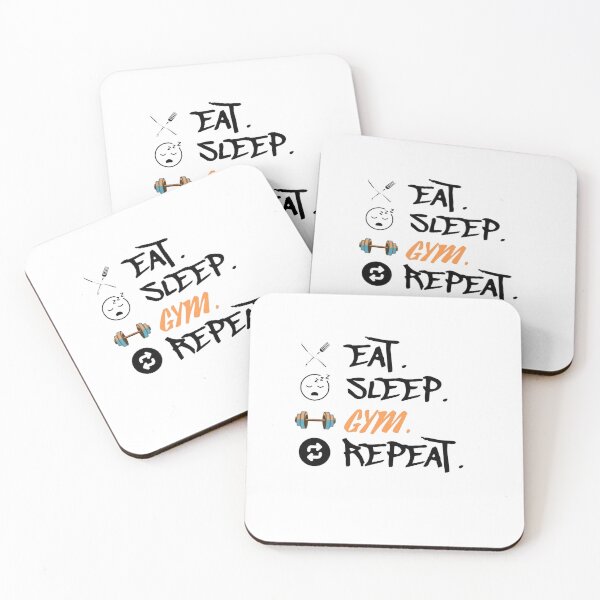 Item preview, Eat Sleep Gym Repeat designed and sold by KoumlisArt.