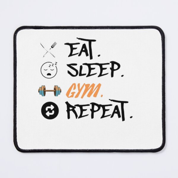 Item preview, Eat Sleep Gym Repeat designed and sold by KoumlisArt.