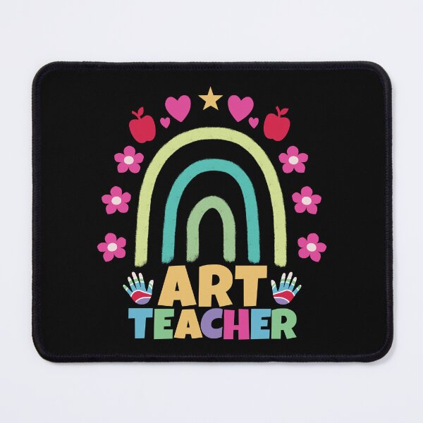 Item preview, Art teacher cute colorful text designed and sold by Think4Prints.