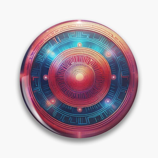 Artikelvorschau, Futuristisches Cyberpunk-Circuit-Mandala entworfen und verkauft von SpiritualManda.