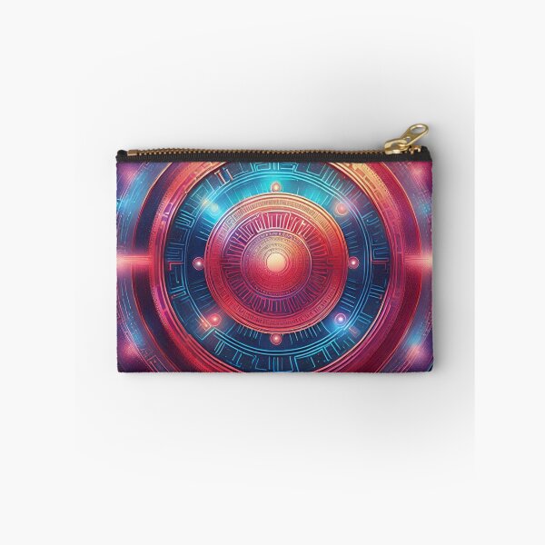 Item preview, Futuristic Cyberpunk Circuit Mandala designed and sold by SpiritualManda.