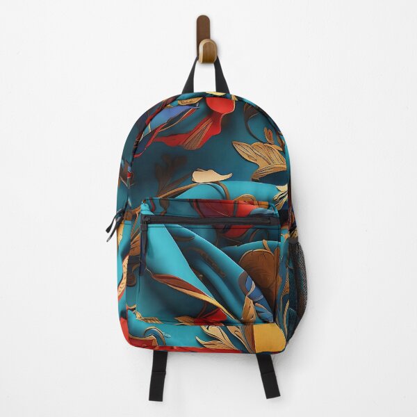 Item preview, Floral Whorls: A Tapestry of Textile Dreams in Vivid Colors designed and sold by ArtComixHaven.
