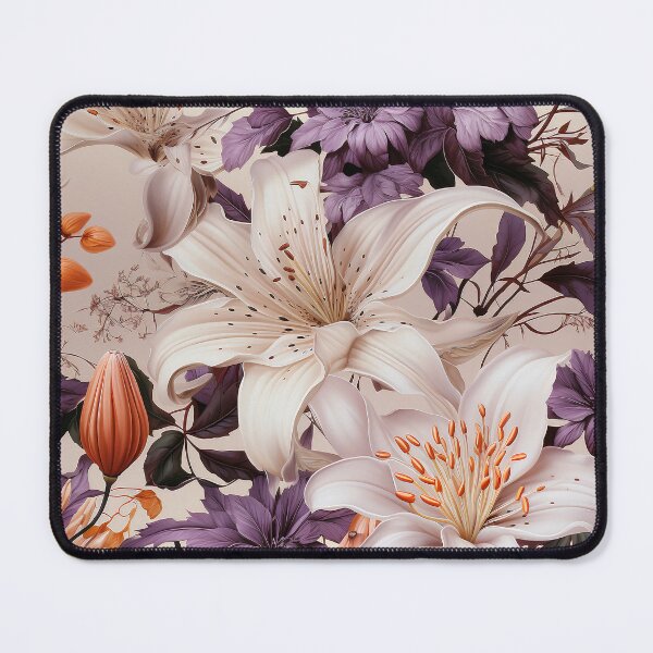 Item preview, HARMONY IN BLOOM: A SYMPHONY OF PINK AND PURPLE LILIES_3 designed and sold by BorczVisuals.