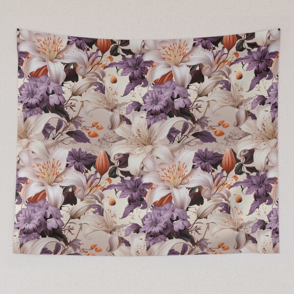 Item preview, HARMONY IN BLOOM: A SYMPHONY OF PINK AND PURPLE LILIES_3 designed and sold by BorczVisuals.