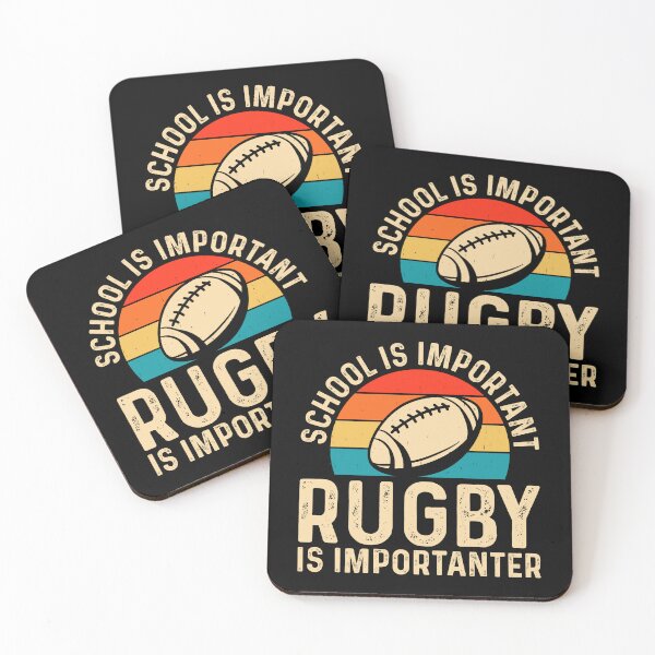 Item preview, School Is Important Rugby Is Importanter For Rugby Lover - Funny Rugby Player Team designed and sold by naworas.