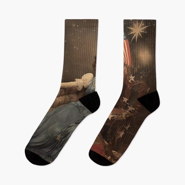 Item preview, Americana New Years Woman with a Flag designed and sold by dcrc.