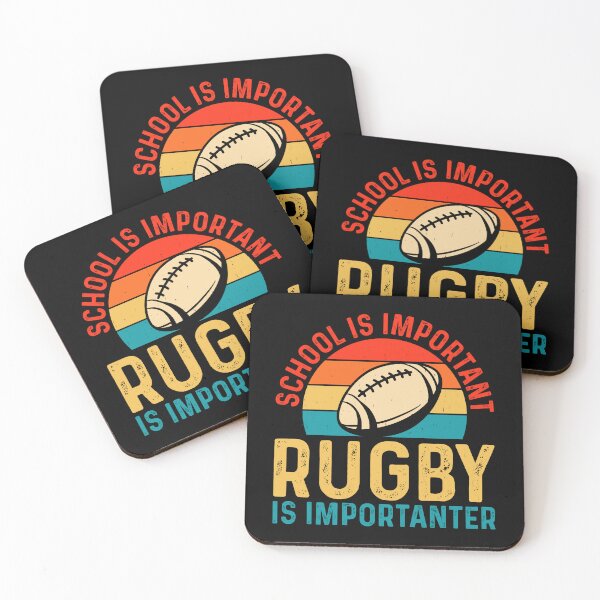 Item preview, School Is Important Rugby Is Importanter For Rugby Lover - Funny Rugby Player Team designed and sold by naworas.
