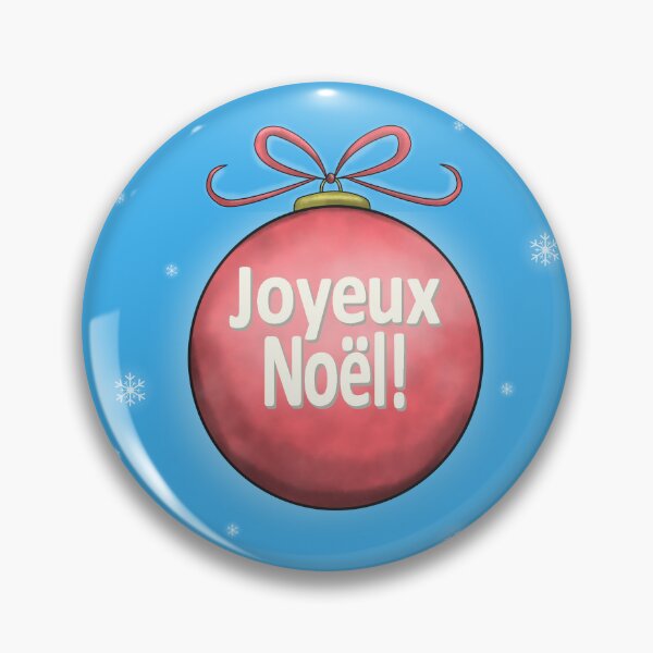 Item preview, joyeux noël boule designed and sold by ZiphGames.