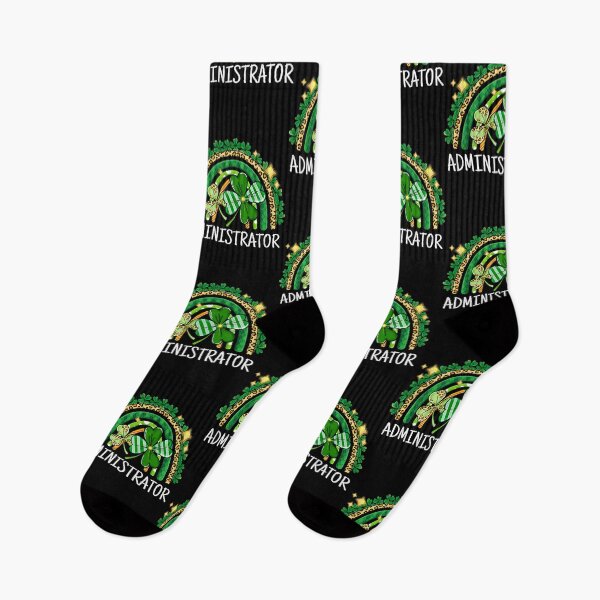 Item preview, Administrator Rainbow Lucky St Patrick's Day Shamrock School designed and sold by BalladOfZeus.