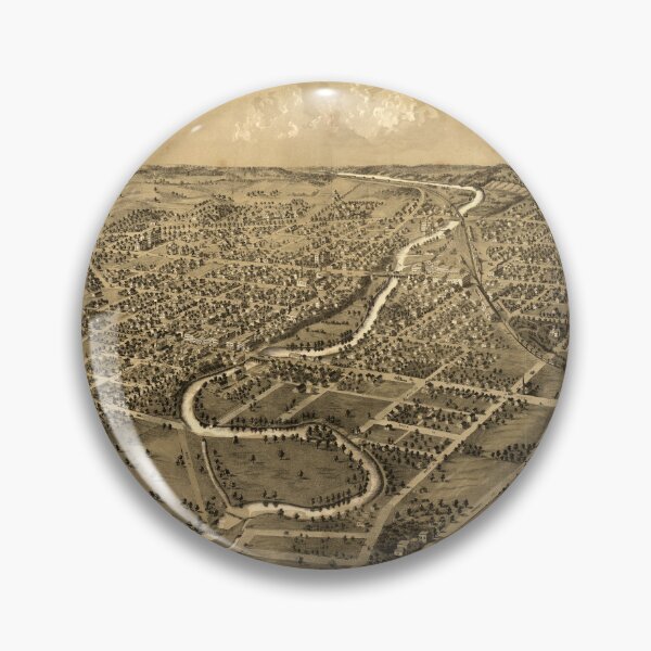 Item preview, Ypsilanti, Michigan (1868) designed and sold by allhistory.