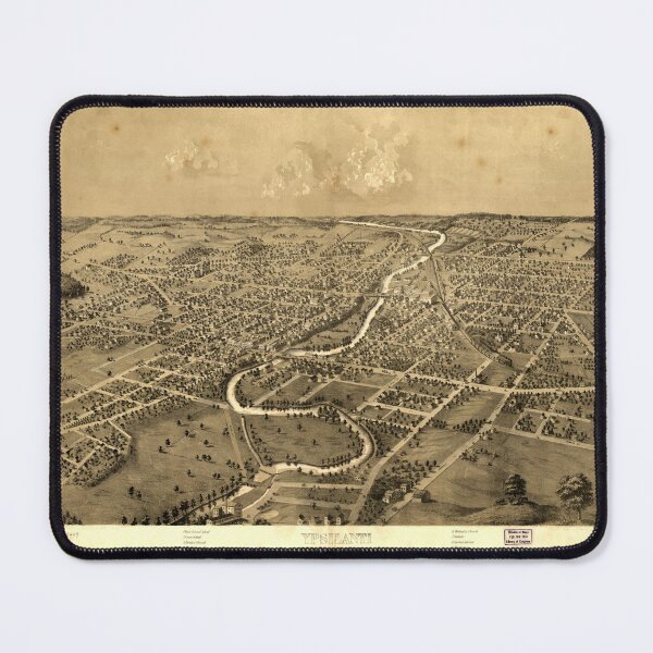 Item preview, Ypsilanti, Michigan (1868) designed and sold by allhistory.