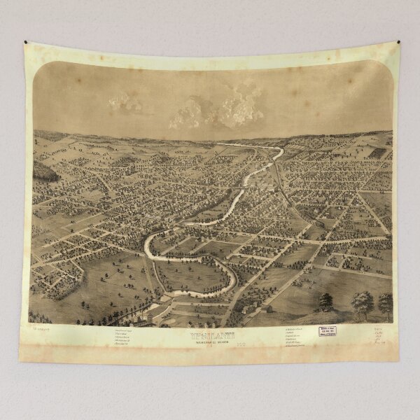 Item preview, Ypsilanti, Michigan (1868) designed and sold by allhistory.
