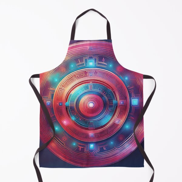 Item preview, Futuristic Circuit Mandala Tech-Inspired Design designed and sold by SpiritualManda.