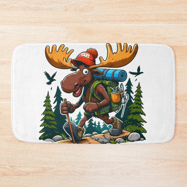 Item preview, Funny Moose Hiker designed and sold by Azrora.