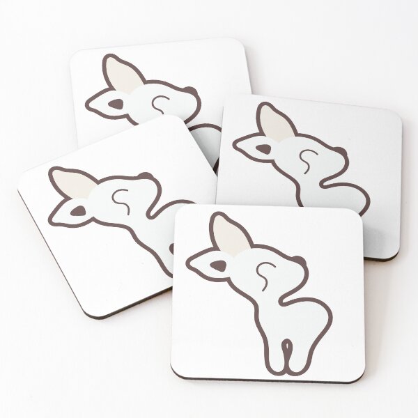 Item preview, Cute simple white deer animal designed and sold by DesignAleks.