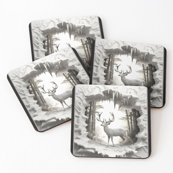 Item preview, 3D Animal Deer Inmersion Art designed and sold by MINOSDESIGN.