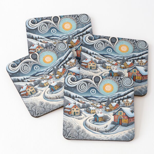 Item preview, winter village by zentagle designed and sold by Ekalininart.