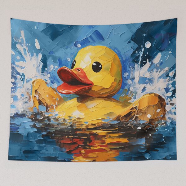 Item preview, Splashy Rubber Duck designed and sold by cobblzstudio.