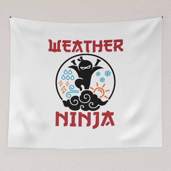 Item preview, Weather Ninja Meteorologist Meteorology designed and sold by jaygo.