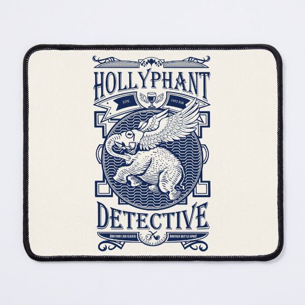 Item preview, Hollyphant Detective - blue designed and sold by Milmino.