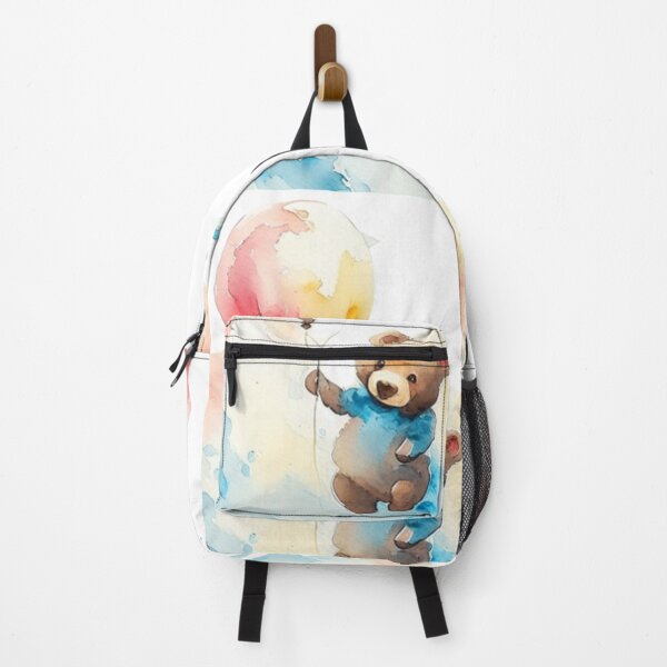 Item preview, Cute bear flying with balloon designed and sold by catcraftss.
