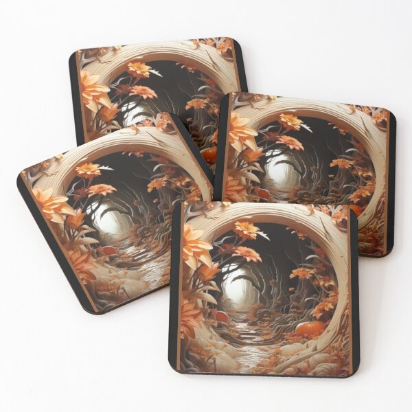 Item preview, 3D Art Hole Nature Inmersion Floral designed and sold by MINOSDESIGN.