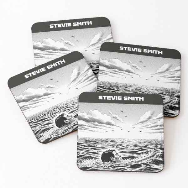 Item preview, Stevie Smith: "Not waving, but drowning" designed and sold by hip-indie-art.