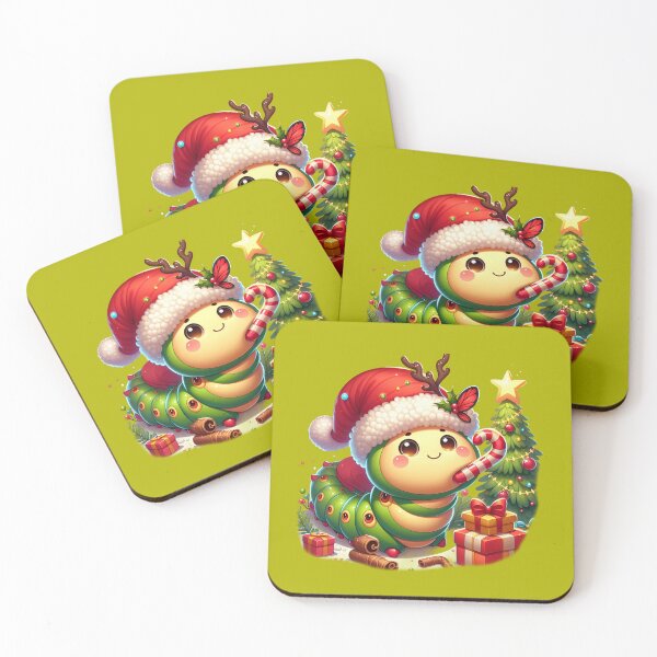 Item preview,  Adorable Little Chritmas Caterpillar designed and sold by DigiDreamyArt.