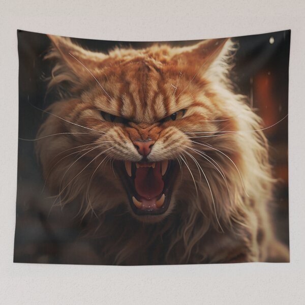 Item preview, Frenzy Cat 51 designed and sold by MyFancyDesigns.