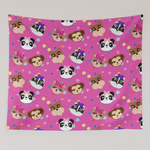 Item preview, Whimsical Charm: Adorable Cartoon Animals in Playful Style designed and sold by DarlingsTees.