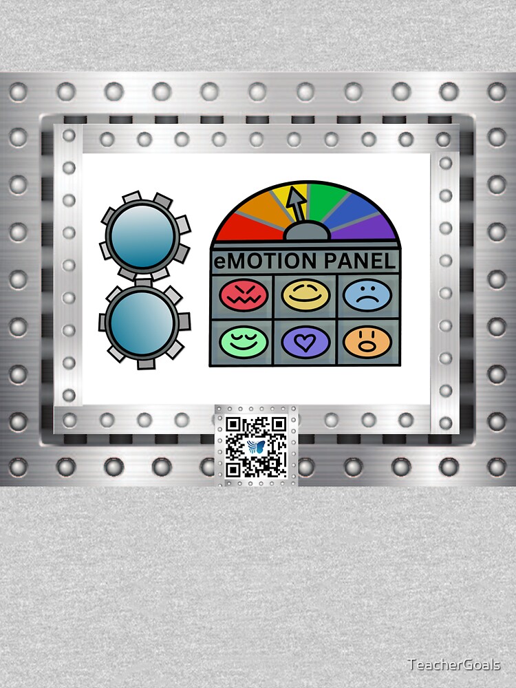 Thumbnail 7 of 7, Classic T-Shirt, Peter O'Meter Augmented Reality eMotion Panel designed and sold by TeacherGoals.
