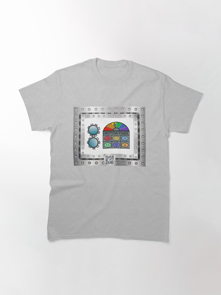 Thumbnail 3 of 7, Classic T-Shirt, Peter O'Meter Augmented Reality eMotion Panel designed and sold by TeacherGoals.