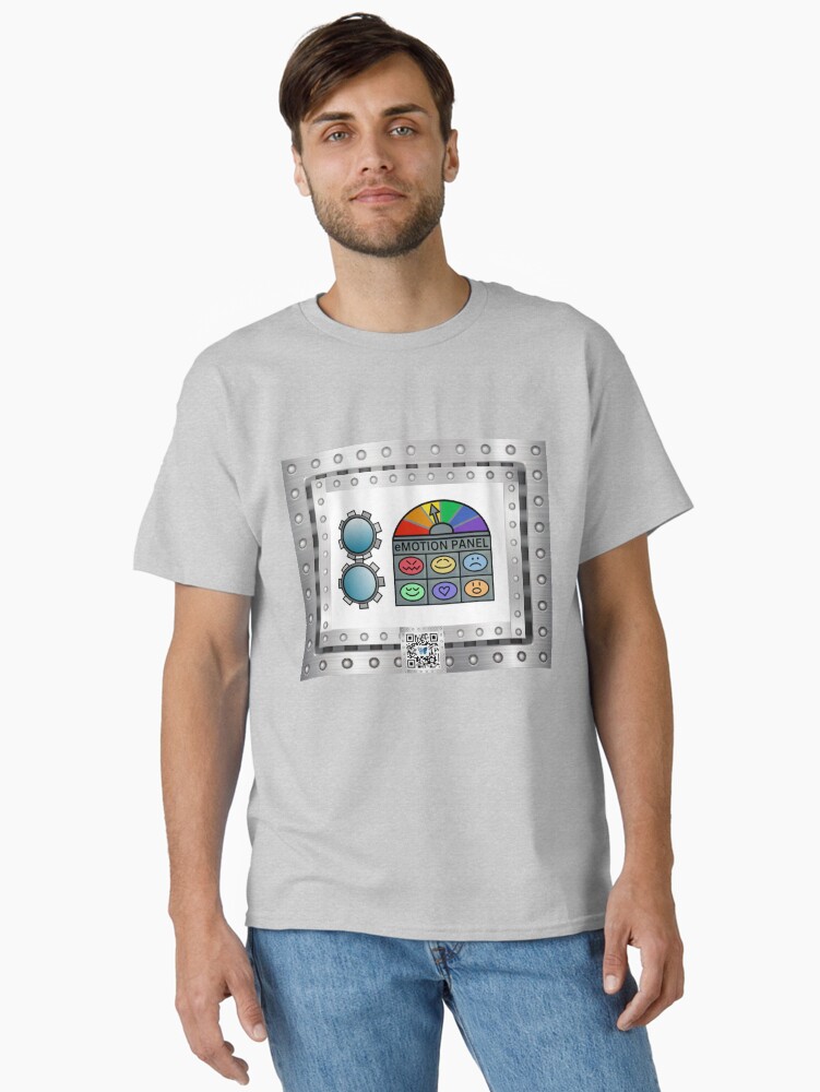 Thumbnail 1 of 7, Classic T-Shirt, Peter O'Meter Augmented Reality eMotion Panel designed and sold by TeacherGoals.