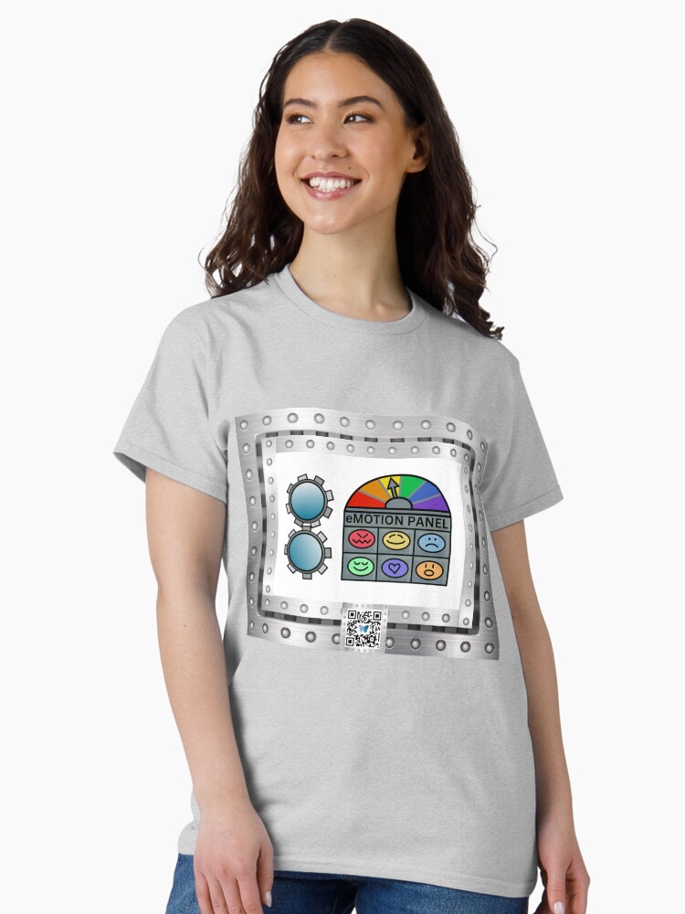 Thumbnail 2 of 7, Classic T-Shirt, Peter O'Meter Augmented Reality eMotion Panel designed and sold by TeacherGoals.