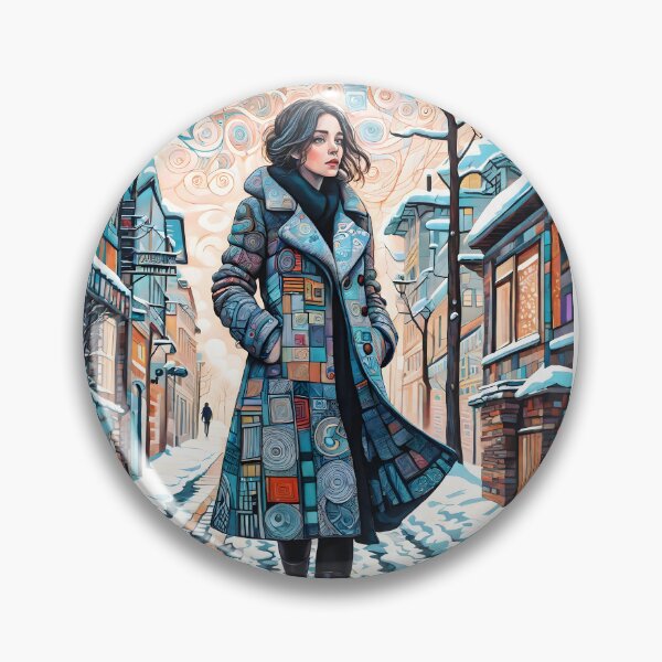 Item preview, Winter. City girl designed and sold by Ekalininart.