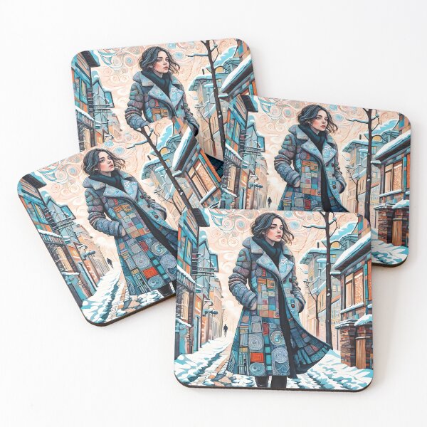 Item preview, Winter. City girl designed and sold by Ekalininart.