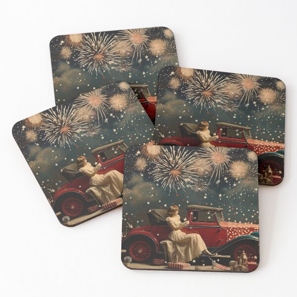 Item preview, Americana Woman in Front of Car designed and sold by dcrc.