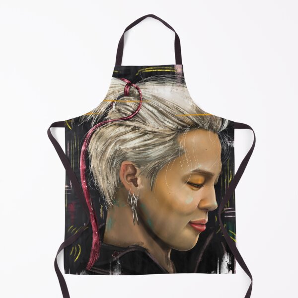 Item preview, kitty gang in a ponytail_Jimin designed and sold by MarmarArts.